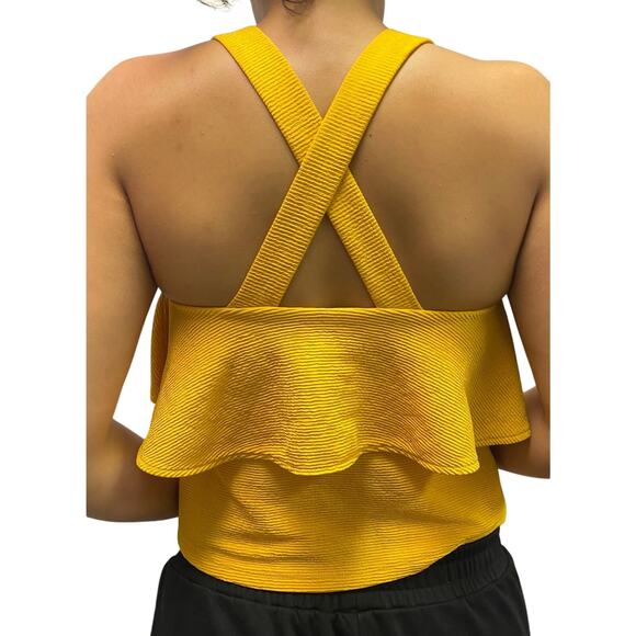 Mustered Crop Top size xxs - Picture 2 of 2